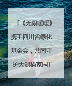 《无限暖暖》携手四川省绿化基金会，共同守护大熊猫家园